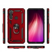 Xiaomi Redmi Note 8 Kılıf Darbe Emici Selfie Yüzüklü Vega Silikon Kapak - 6