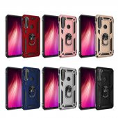 Xiaomi Redmi Note 8 Kılıf Darbe Emici Selfie Yüzüklü Vega Silikon Kapak - 8