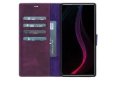 Samsung Galaxy Note 10 Plus Uyumlu Deri Cüzdanlı Kılıf Foncaze G7 - 4