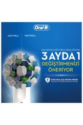 Pro 3 - 3900 - Siyah Beyaz 2'li Şarj Edilebilir Diş Fırçası Seti - 6