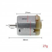 F260 3-12V DC Motor - Hobi ve Oyuncak Motoru - 2
