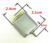 F260 3-12V DC Motor - Hobi ve Oyuncak Motoru - 3
