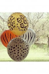 Beysüs Safari Temalı 12" Inç Balon 5 Adet - 2