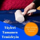 Hazneli Kedi Köpek Tüy Temizleyici Kıl Toz Toplayıcı Kazak Halı Tiftik Temizleyici Gırgır 2 Yönlü - 6