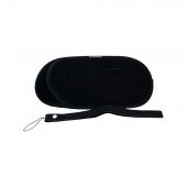 YUES PSP 2000/3000 Soft Çanta Kılıf + Bileklik Siyah (PSP 2000/3000 Uyumlu) - 1