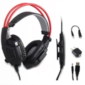 YUES PS4 Multi Fonksiyonel Oyuncu Kulaklığı PS4 Uyumlu Kulaklık (PS5/PS4/PS3/Xbox/PC Uyumlu) - 1