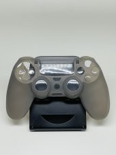 YUES PS4 Joystick Silikon Kılıf Dualshock Koruyucu Kılıf Gri - 1