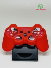 YUES PS3 Joystick Silikon Kılıf Dualshock Koruyucu Kılıf Kırmızı - 1