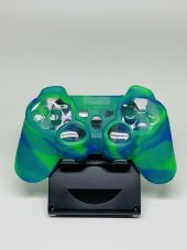 YUES PS3 Joystick Silikon Kılıf Dualshock Koruyucu Kılıf Desenli Yeşil Mavi - 1