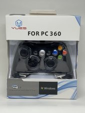 YUES PC Gamepad Bilgisayar Oyun Kolu PC Uyumlu Joystick Kablolu - 1