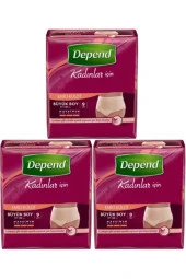 Depend Emici Külot Kadın Büyük Boy 27 Adet - 1