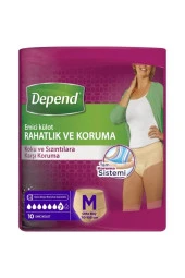 Depend Emici Külot Kadın Orta 10lu - 1