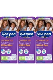 Canped Kids Külot Bez 8-15 Yaş 27-57 Kg 3 X 8 Adet thumbnail 1