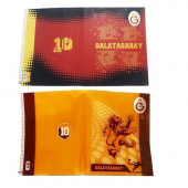Galatasaray hazır kaplık A-4 Defter lisanslı orjinal speco 5 li paket - 1
