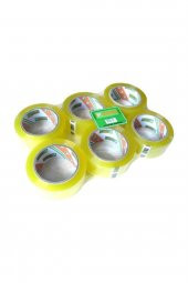 100 Metre Şeffaf Koli Bandı 6 Adet - 1