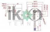 Tyc 50.49Ktyz 4W 20Rpm Çift Yön Viyol Motoru Ac Senkron Motor - 3