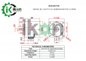 14W 2 5Rpm 60Ktyz Ac Senkron Motor - 2