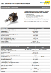 Megatron MP20 R10K 15W 1L Hassas Tel Potansiyometre - 2