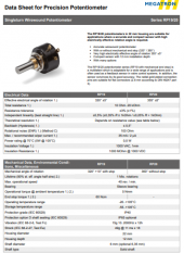 Megatron RP19 R10K 3W 0.5L Hassas Tel Potansiyometre - 2
