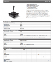 MEGATRON 851 2 1 1 1 1 İki Eksenli Yaylı Joystick, Endüstriyel Joystick - 2