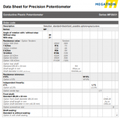 Megatron MP20 R10K 15W 1L Hassas Tel Potansiyometre - 4