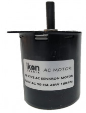 68 KTYZ, 8 mm Deliksiz Mil, 10Rpm 28W Ac Senkron Motor Viyol Motoru - 1