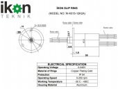 Slip Ring Kayar Bilezik 12 Kanal 2 Amper, Kapsül Slip Ring, Dış Çap Ölçüsü 15mm - 4