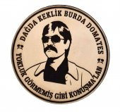 Dağda Keklik Burda Domates  Deri PEÇ - Arma - Askeri Patch - 1