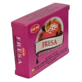 Hem Çilek Kokulu 10 Konik Tütsü - Strawberry Fresa Incense Cones - 5