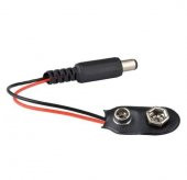 9 V Pil Barrel Dönüştürücü Kablo - 1