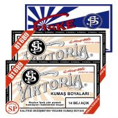 Viktoria Kumaş Boyası Açık Bej 2Pk+Fiske Sabitleme 1Pk - 1