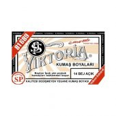 Viktoria Kumaş Boyası Açık Bej 2Pk+Fiske Sabitleme 1Pk - 2
