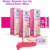 Bioder Tüy Dökücü Krem Normal Ciltler Için Papatya Özlü 100 ml - 3 Adet - 1