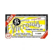 Viktoria Kumaş Boyası Sarı 2Pk+Fiske Sabitleme 1Pk - 2