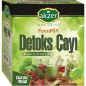 Akzer Dt-X Kiraz Saplı Tarçınlı Karışık Bitki Çayı 60 Süzen Poşet - 1