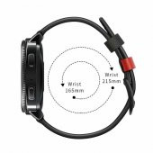 ​​Galaxy Watch 46mm (22mm) KRD-19 Dikişli Deri Tasarım Kordon - 6