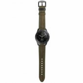​​Galaxy Watch 46mm (22mm) KRD-19 Dikişli Deri Tasarım Kordon - 10