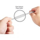 Polosmart PSM06 Apple Uyumlu Lightning Hızlı Şarj Kablosu Beyaz 1 Metre - 3
