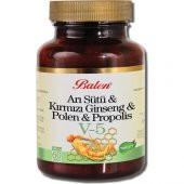 Balen V5 Arı Sütü Ginseng Polen Propolis Vita 5 - 1