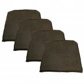 Knsz sırt minderi 4 lü zng&mğr&uslu kahve penye kumaş cırtlı tel bar sandalyesi sırtı için - 1