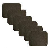 Knsz oturma minderi 6 lı zengin&mağrur&uslu kahve penye kumaş tel bar sandalyesi için - 1