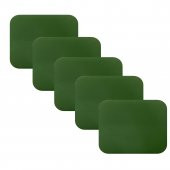 Knsz oturma minderi 5 li mazlum yşl suni deri tel sandalyesi oturma yeri için thumbnail 1