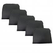 Knsz sırt minderi 5 li mazlum syh suni deri cırtlı tel sandalyesi sırtı için thumbnail 2