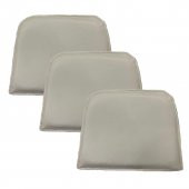 Knsz sırt minderi 3 lü mazlum byz suni deri cırtlı tel sandalyesi sırtı için thumbnail 1