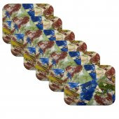 Knsz oturma minderi 6 lı mazlum geometrik desen tel sandalyesi oturma yeri için thumbnail 1