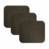 Knsz oturma minderi 3 lü mazlum kahve penye kumaş tel sandalyesi oturma yeri için - 1