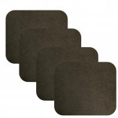 Knsz oturma minderi 4 lü mazlum kahve penye kumaş tel sandalyesi oturma yeri için - 1