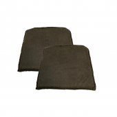 Knsz sırt minderi 2 li mazlum kahve penye kumaş cırtlı tel sandalyesi sırtı için - 2