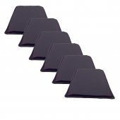 Knsz sırt minderi 6 lı mazlum mor suni deri cırtlı tel sandalyesi sırtı için thumbnail 2