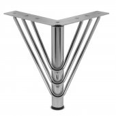 Mobilya Ayağı Telli 15 Cm Krom - 1
